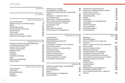 2020-2022 Citroën C5 Aircross Owner's Manual | Dutch