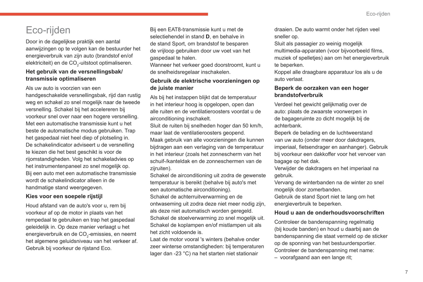 2020-2022 Citroën C5 Aircross Owner's Manual | Dutch