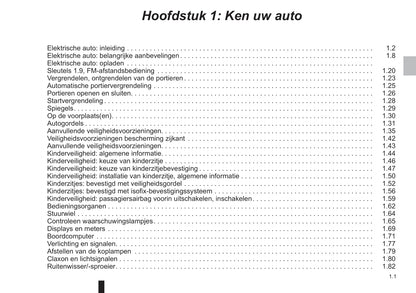 2021-2022 Dacia Spring Electric Owner's Manual | Dutch