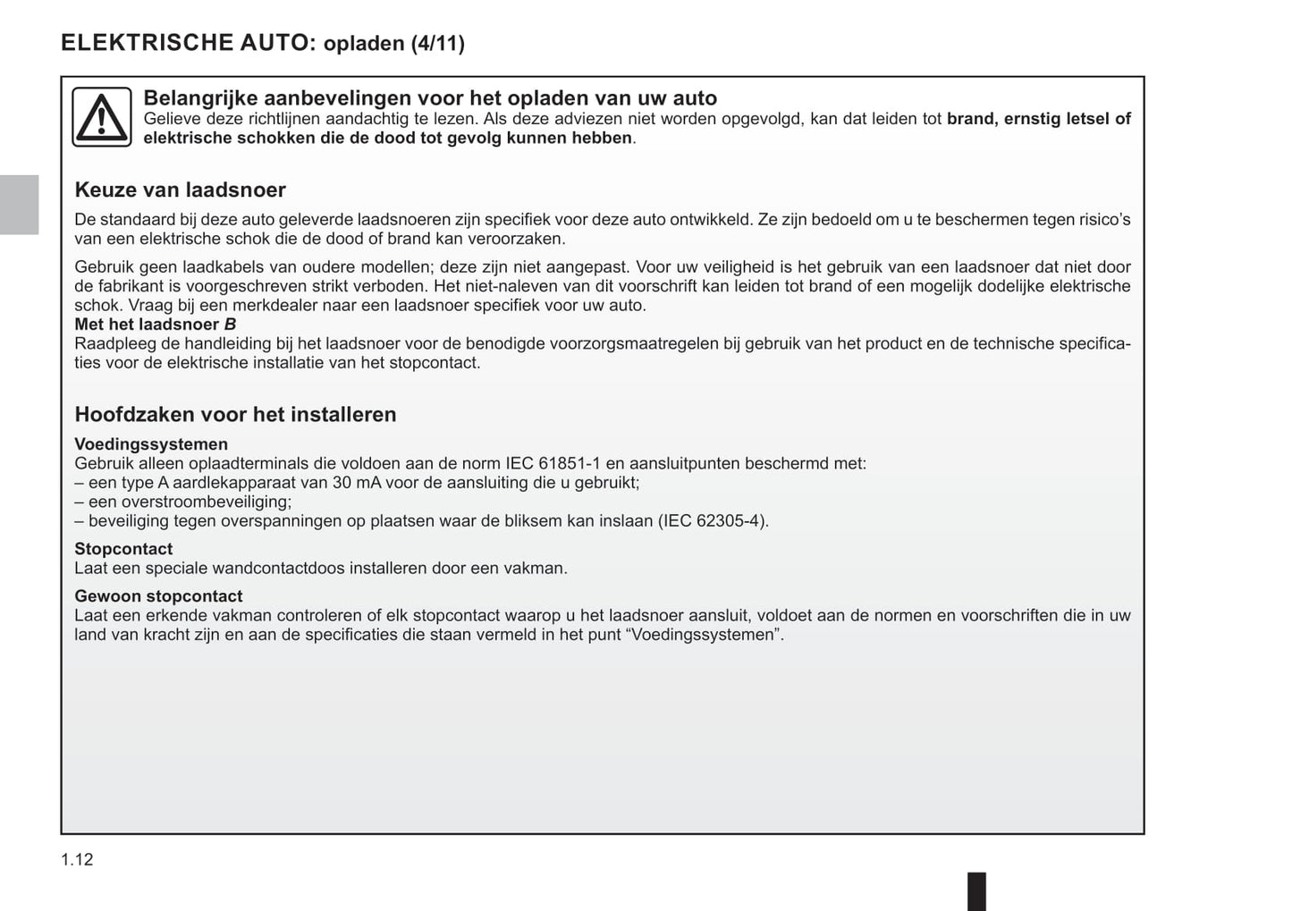 2021-2022 Dacia Spring Electric Owner's Manual | Dutch