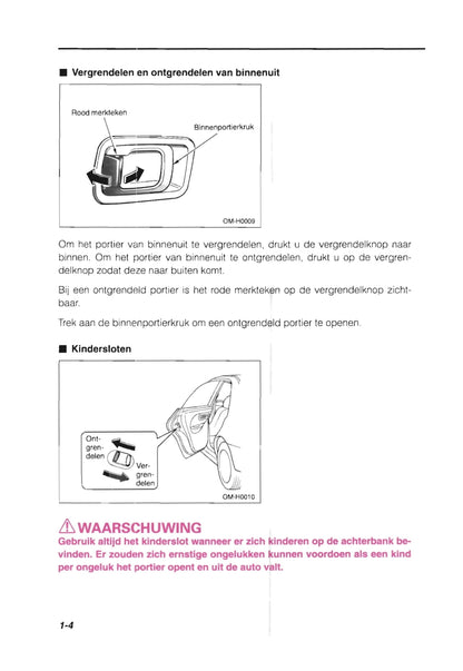 1993-1998 Subaru Impreza Bedienungsanleitung | Niederländisch