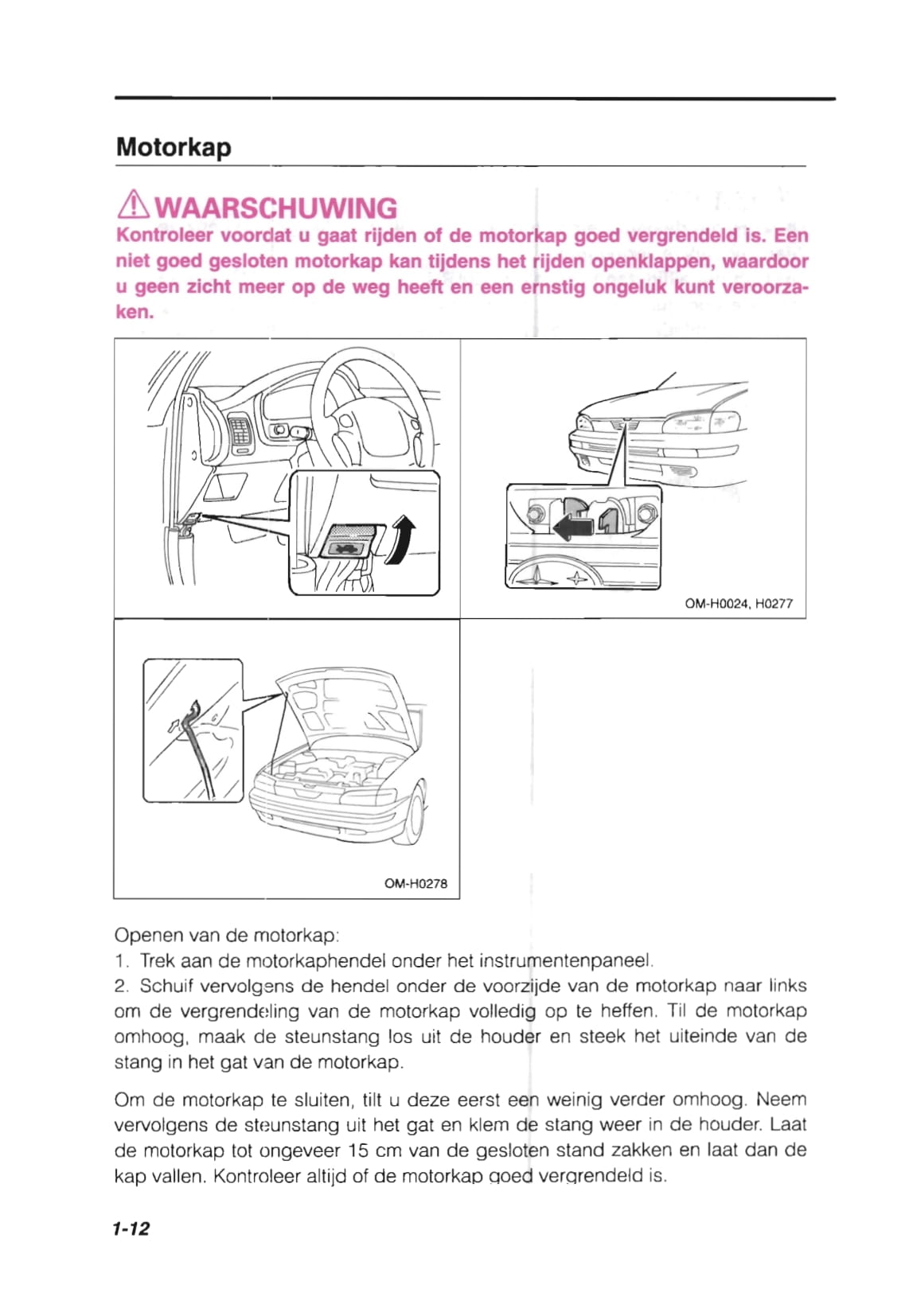 1993-1998 Subaru Impreza Bedienungsanleitung | Niederländisch