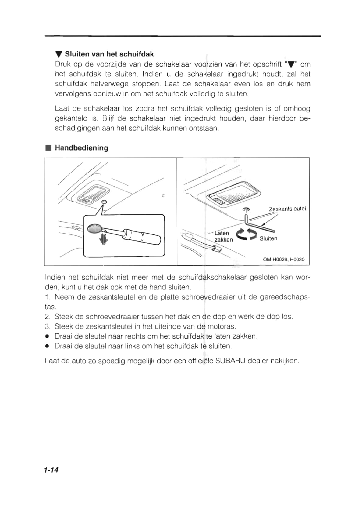 1993-1998 Subaru Impreza Bedienungsanleitung | Niederländisch