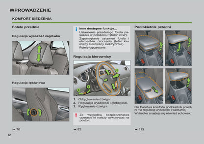 2012-2013 Peugeot 308 Manuel du propriétaire | Polonais