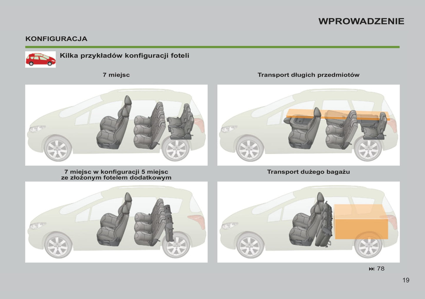 2012-2013 Peugeot 308 Manuel du propriétaire | Polonais