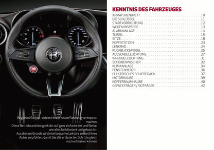 2018-2019 Alfa Romeo Giulia Owner's Manual | German