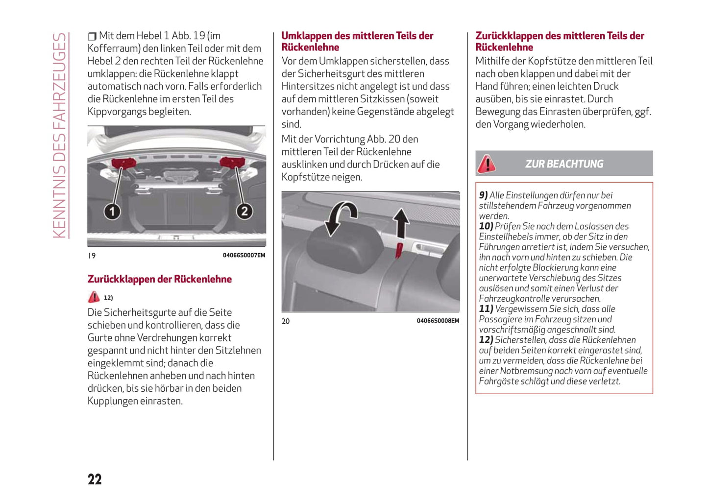 2018-2019 Alfa Romeo Giulia Owner's Manual | German