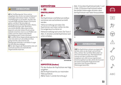 2018-2019 Alfa Romeo Giulia Owner's Manual | German