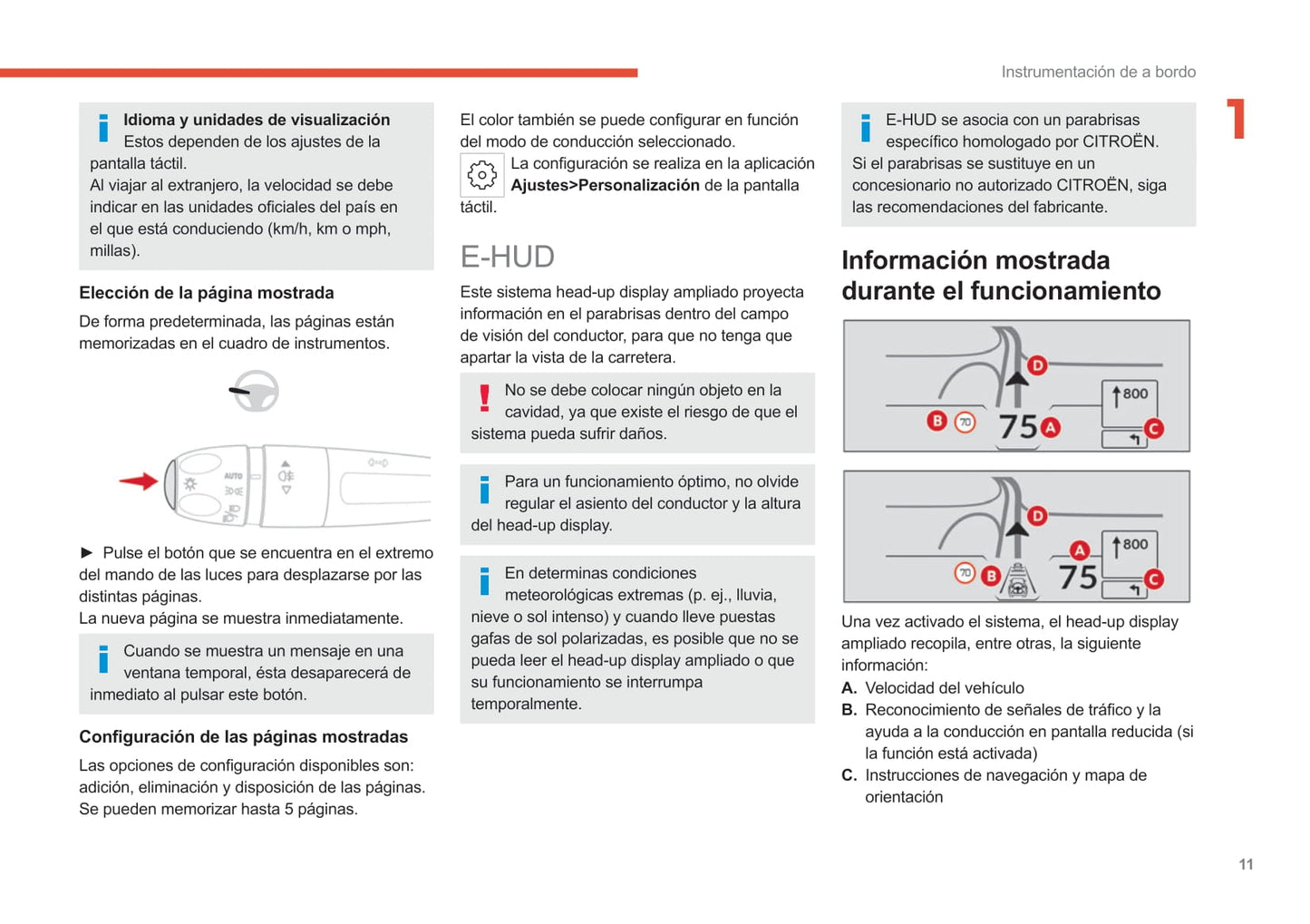 2022-2024 Citroën C5 X Gebruikershandleiding | Spaans