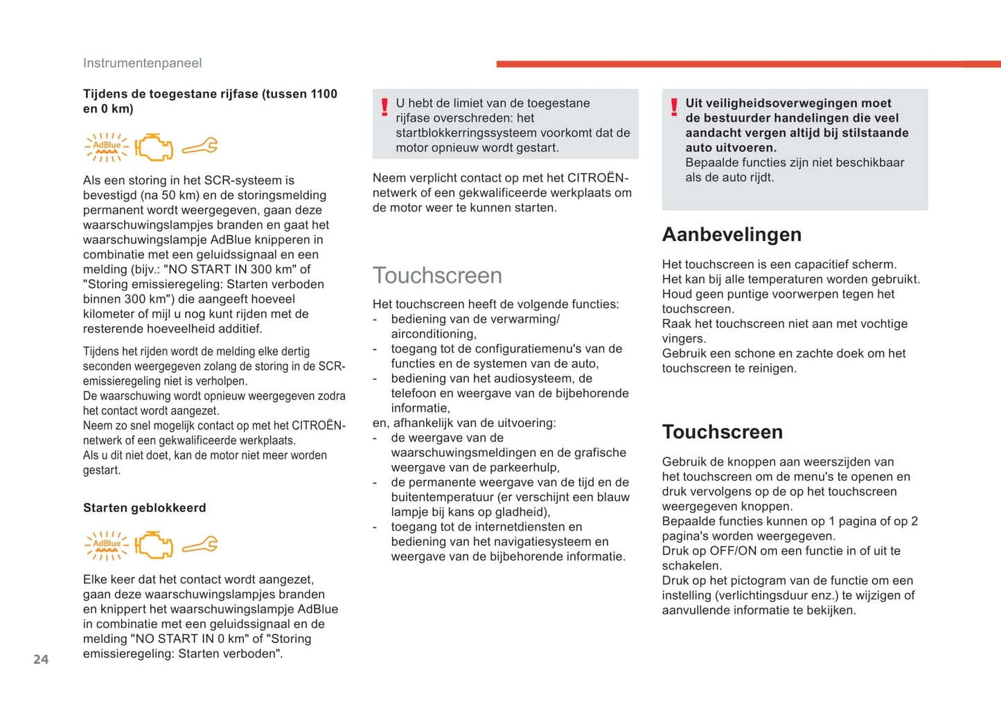 2018-2019 Citroën C4 Cactus Owner's Manual | Dutch