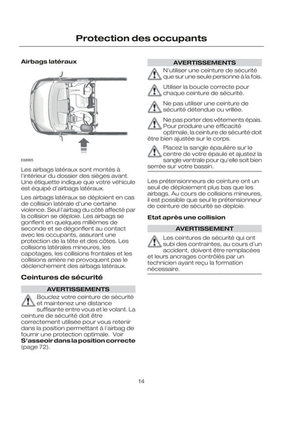 2010-2011 Ford Transit Owner's Manual | French