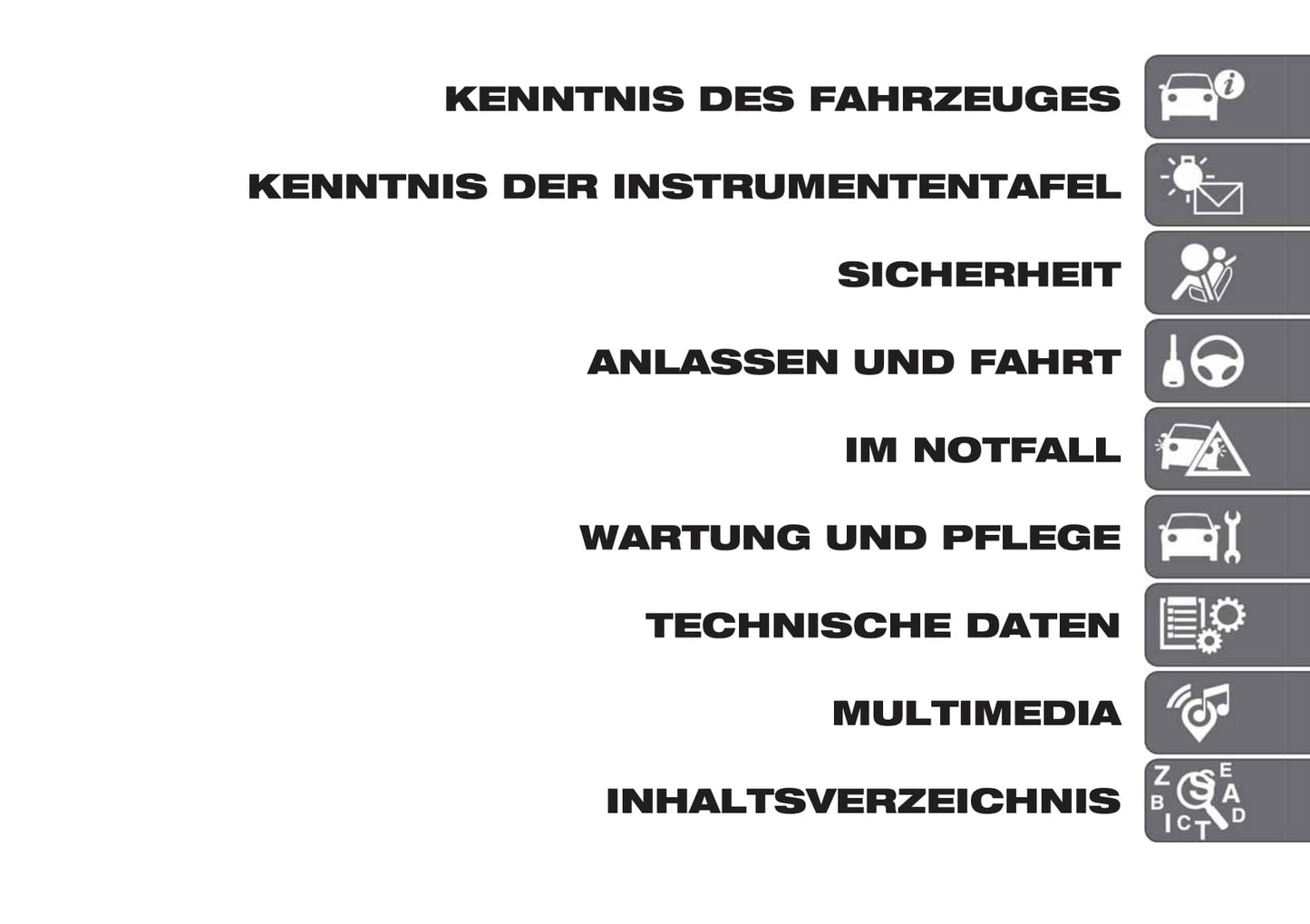 2018-2019 Fiat Ducato Bedienungsanleitung | Deutsch