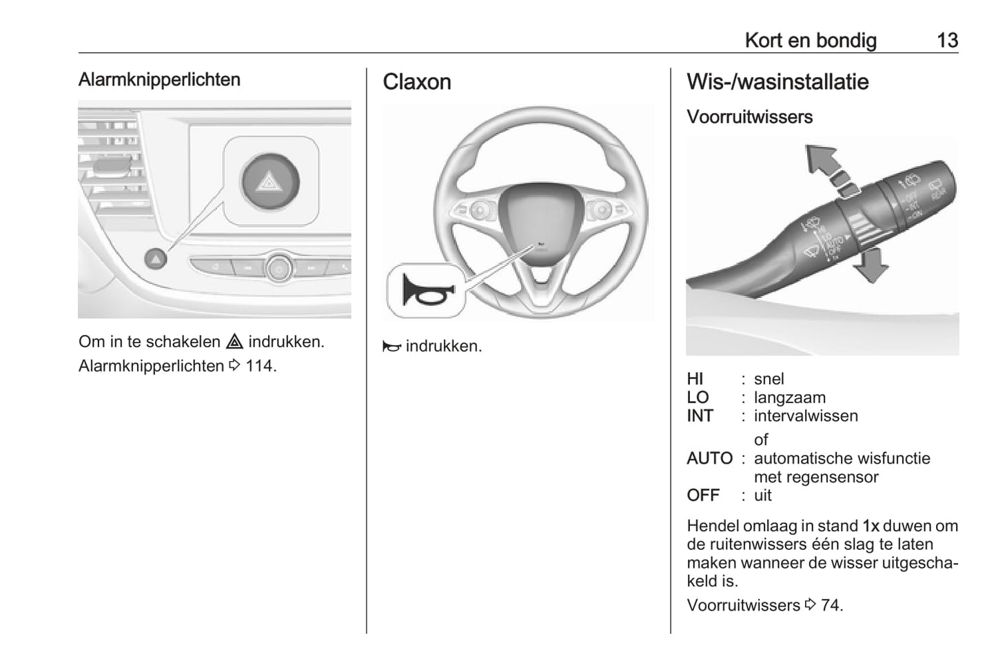 2017 Opel Crossland X Owner's Manual | Dutch