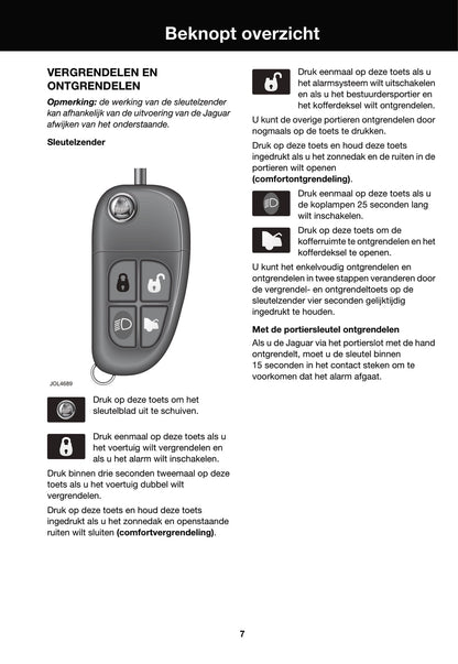 2007-2008 Jaguar S-Type Owner's Manual | Dutch