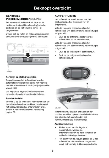 2007-2008 Jaguar S-Type Owner's Manual | Dutch