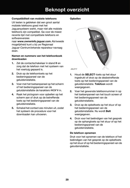 2007-2008 Jaguar S-Type Owner's Manual | Dutch