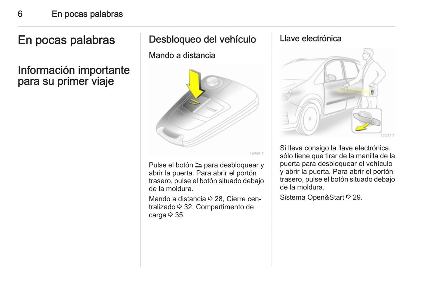 2014 Opel Zafira Owner's Manual | Spanish