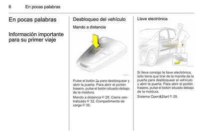 2014 Opel Zafira Owner's Manual | Spanish