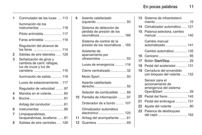 2014 Opel Zafira Owner's Manual | Spanish