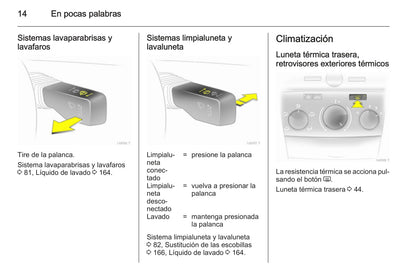 2014 Opel Zafira Owner's Manual | Spanish