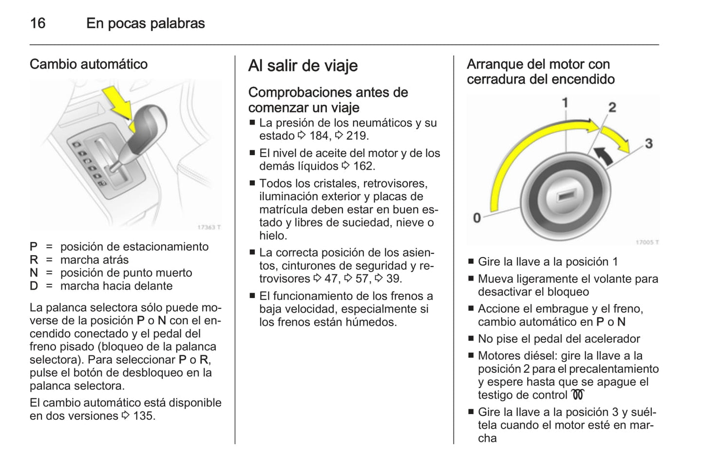 2014 Opel Zafira Owner's Manual | Spanish