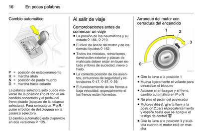 2014 Opel Zafira Owner's Manual | Spanish