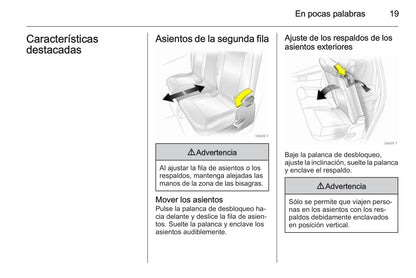 2014 Opel Zafira Owner's Manual | Spanish