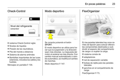 2014 Opel Zafira Owner's Manual | Spanish