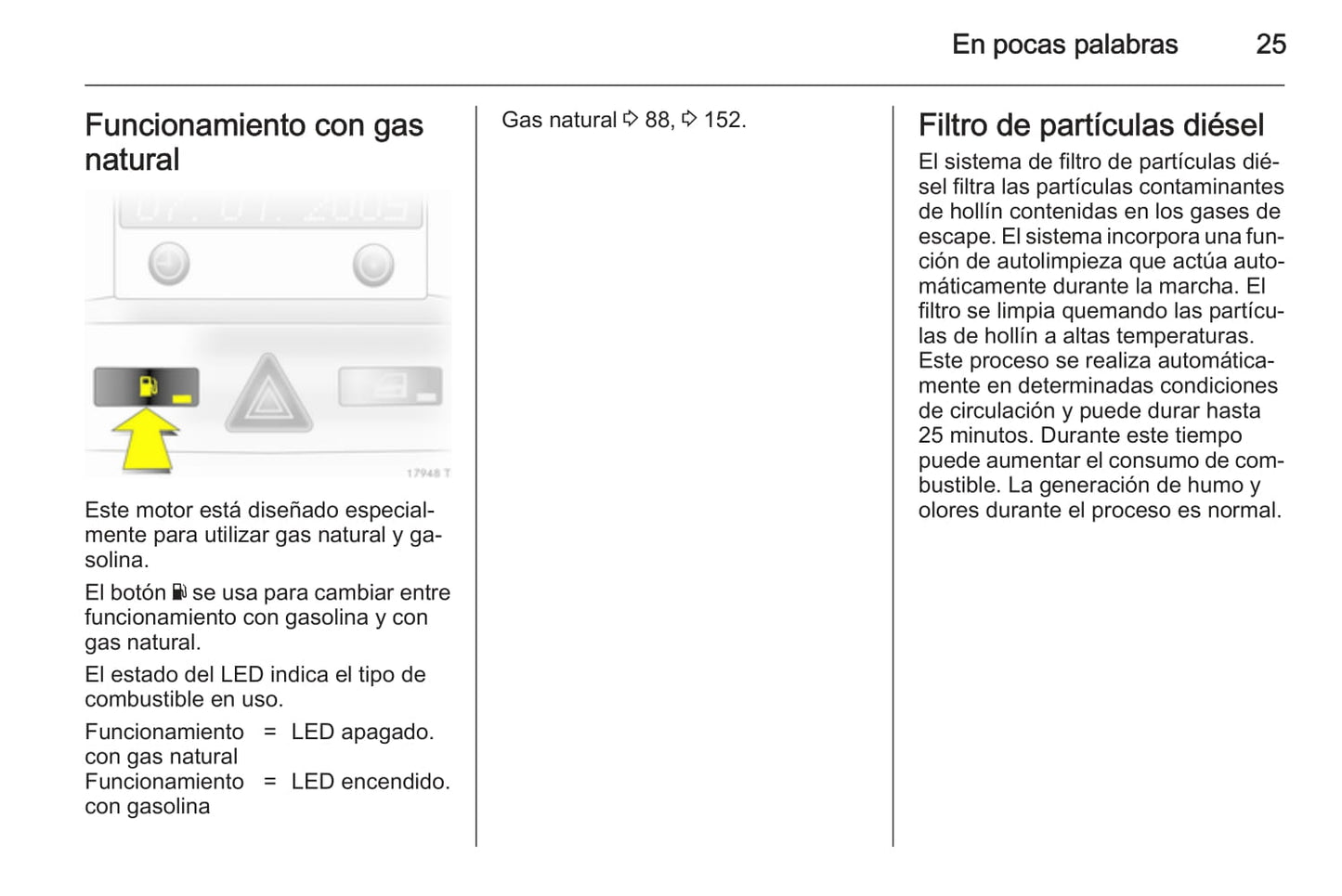 2014 Opel Zafira Owner's Manual | Spanish