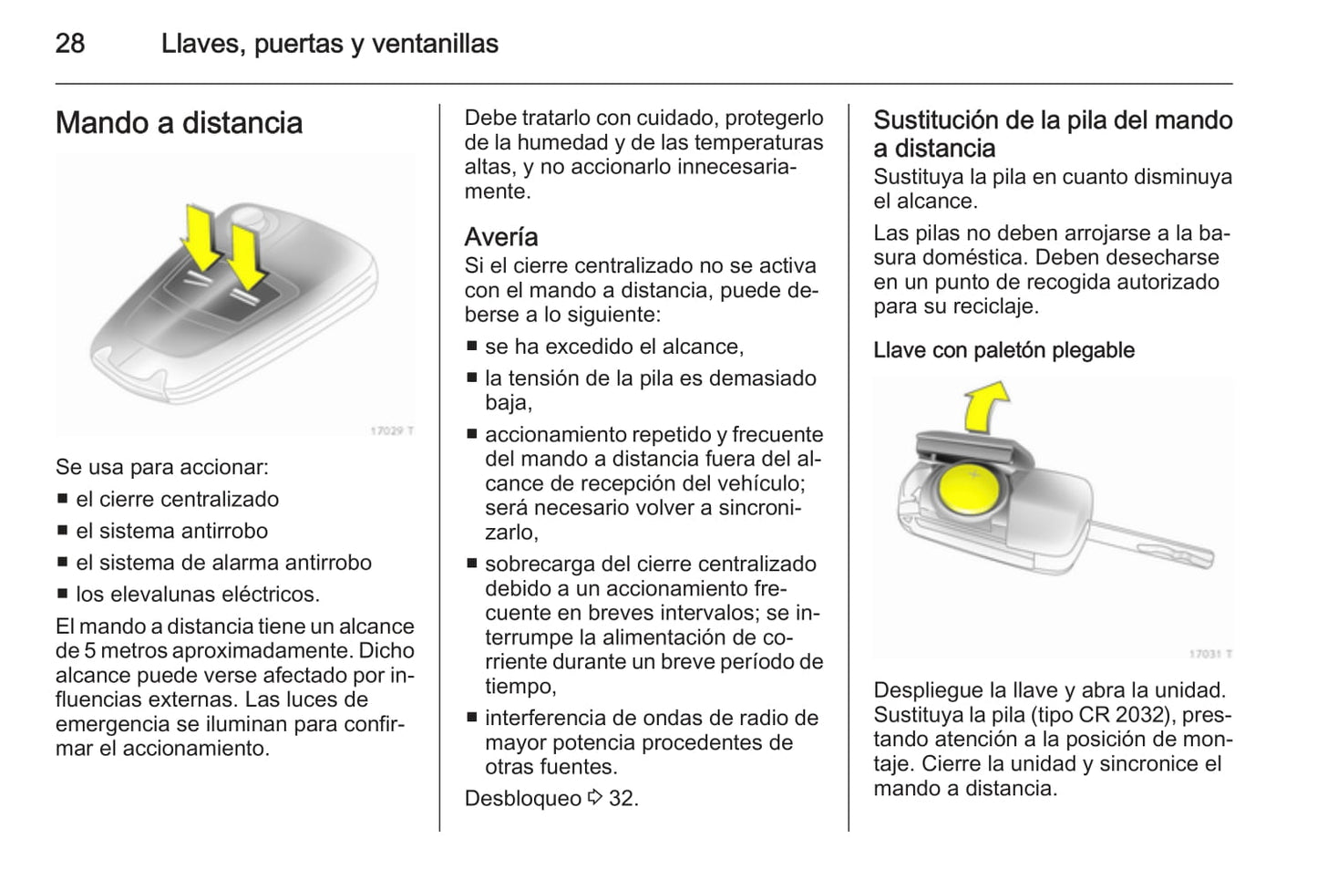 2014 Opel Zafira Owner's Manual | Spanish