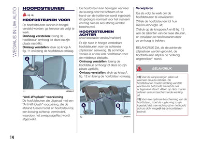 2015-2017 Lancia Ypsilon Bedienungsanleitung | Niederländisch