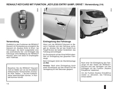 2012-2016 Renault Clio Manuel du propriétaire | Allemand