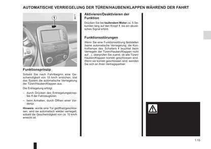 2012-2016 Renault Clio Manuel du propriétaire | Allemand