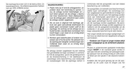 2000-2006 Chrysler PT Cruiser Bedienungsanleitung | Niederländisch