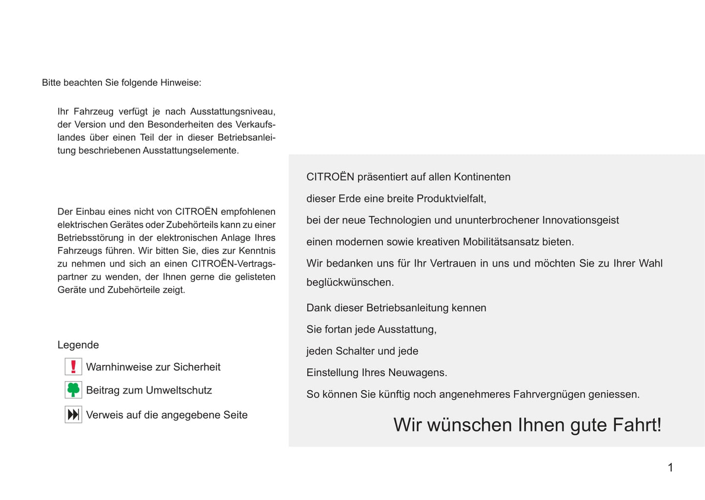 2007-2012 Citroën C-Crosser Manuel du propriétaire | Allemand