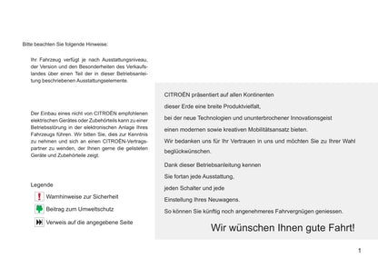 2007-2012 Citroën C-Crosser Manuel du propriétaire | Allemand