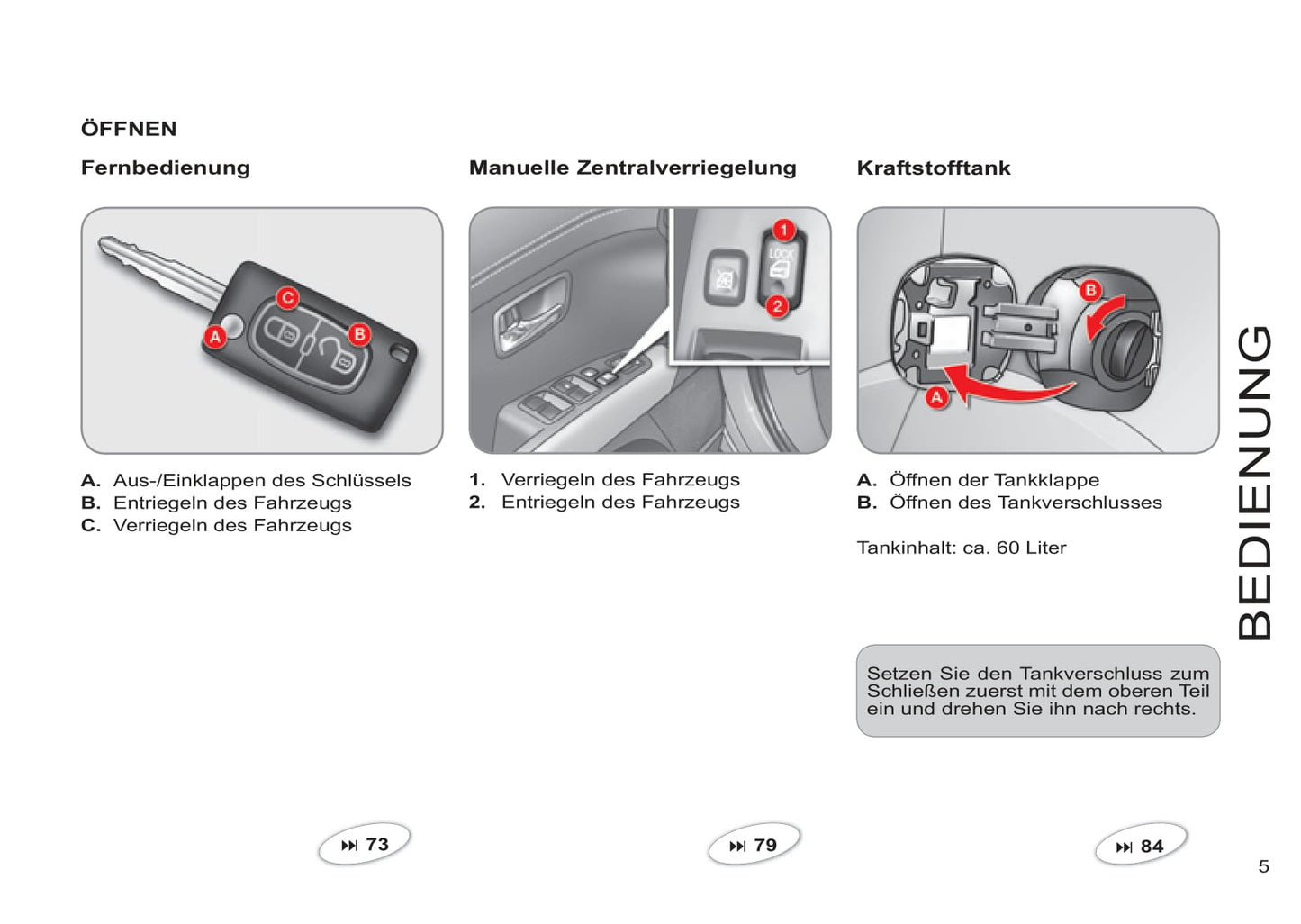 2007-2012 Citroën C-Crosser Manuel du propriétaire | Allemand