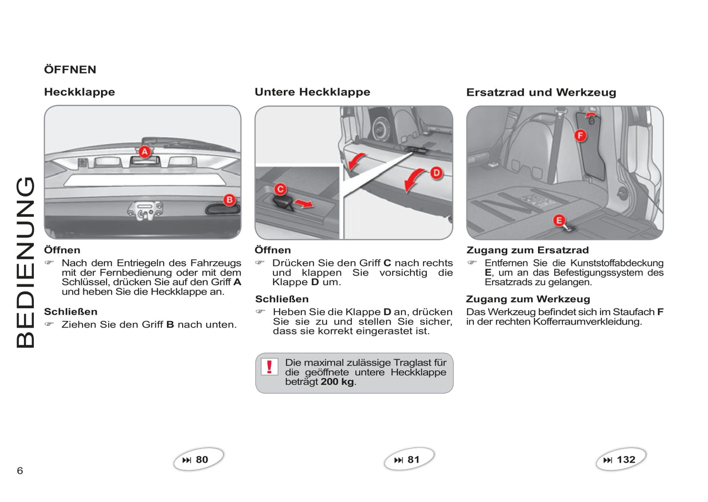 2007-2012 Citroën C-Crosser Manuel du propriétaire | Allemand