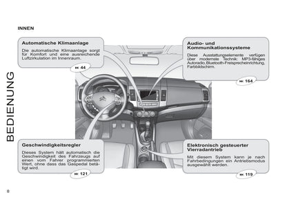 2007-2012 Citroën C-Crosser Manuel du propriétaire | Allemand