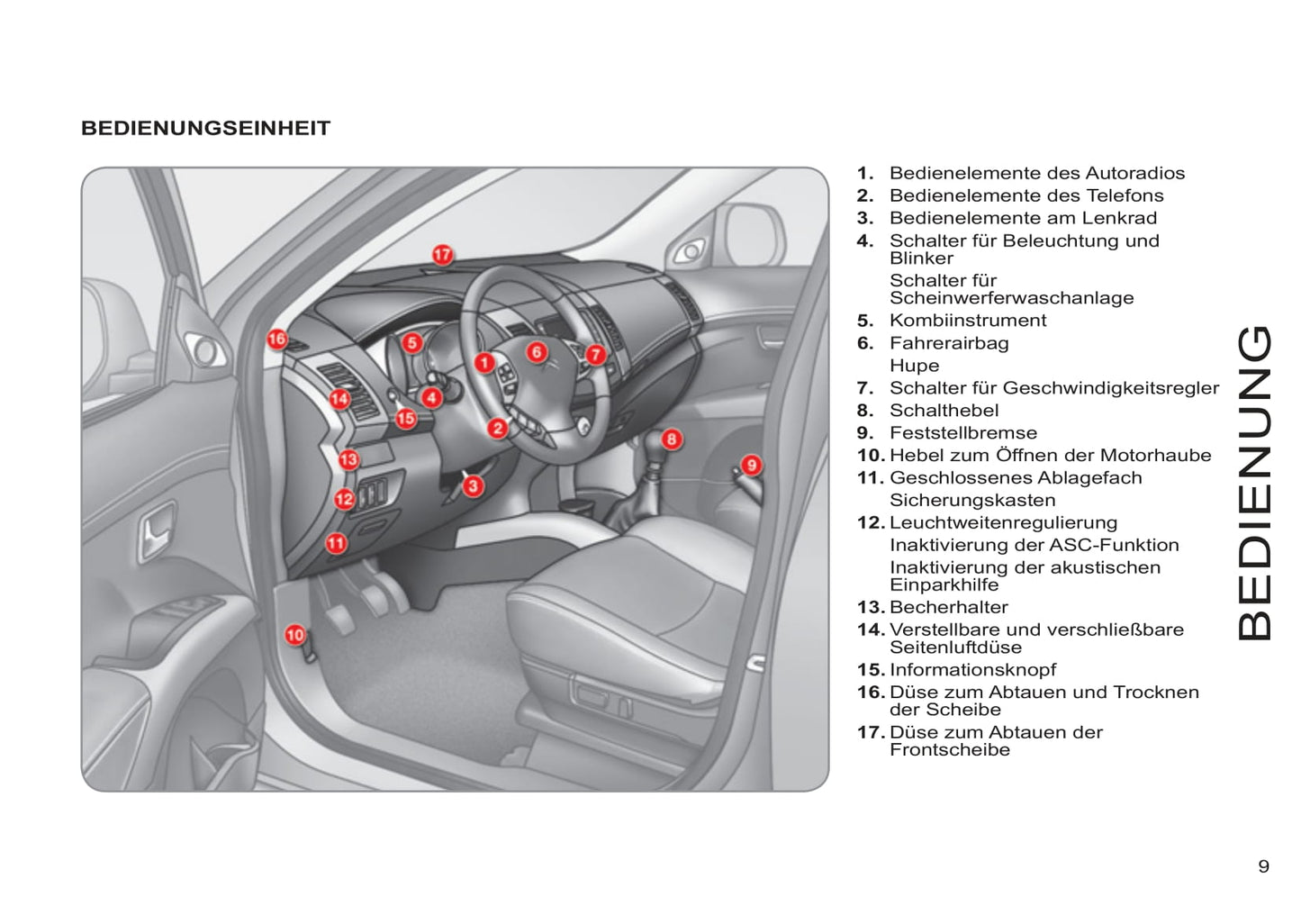 2007-2012 Citroën C-Crosser Manuel du propriétaire | Allemand