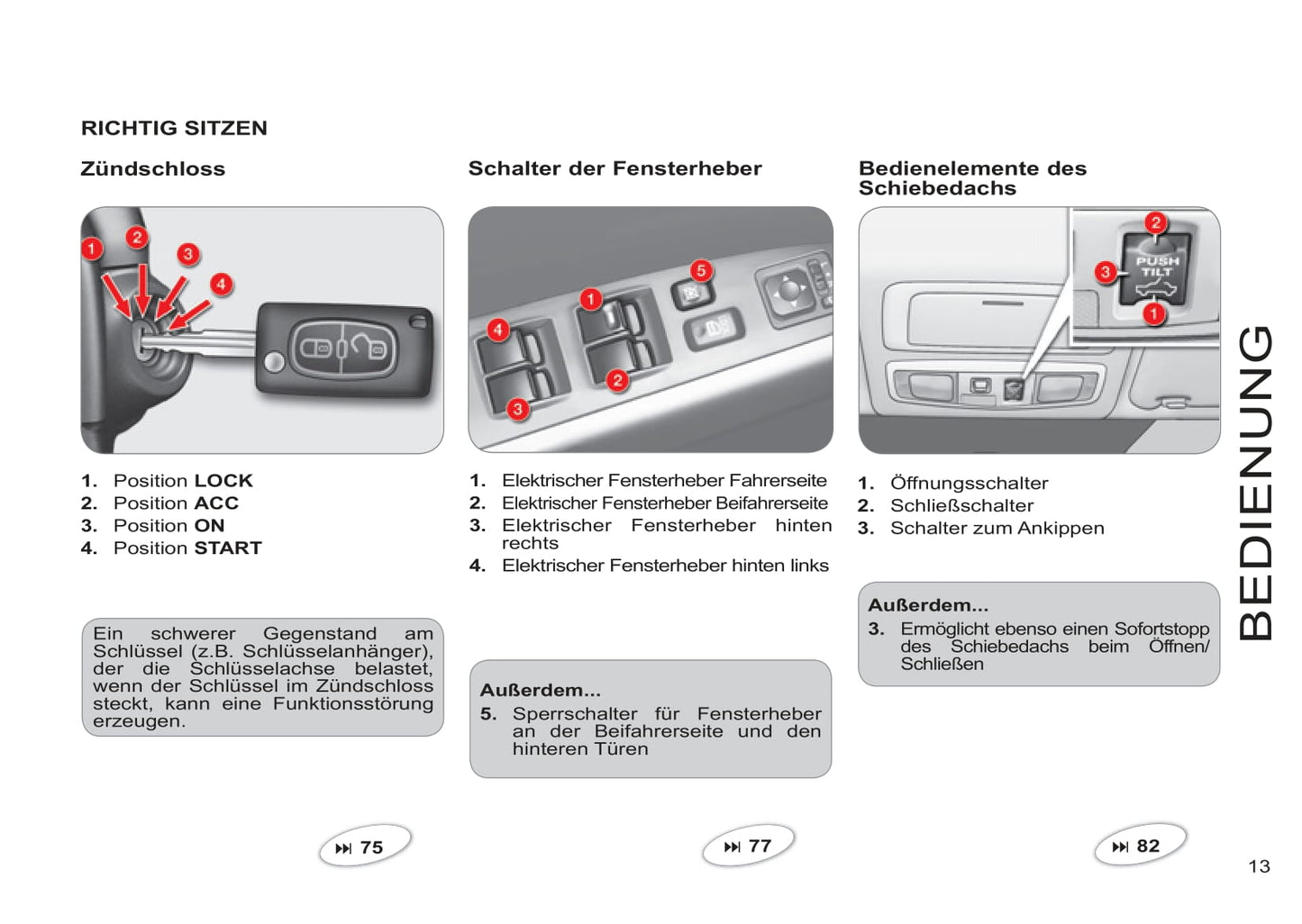 2007-2012 Citroën C-Crosser Manuel du propriétaire | Allemand