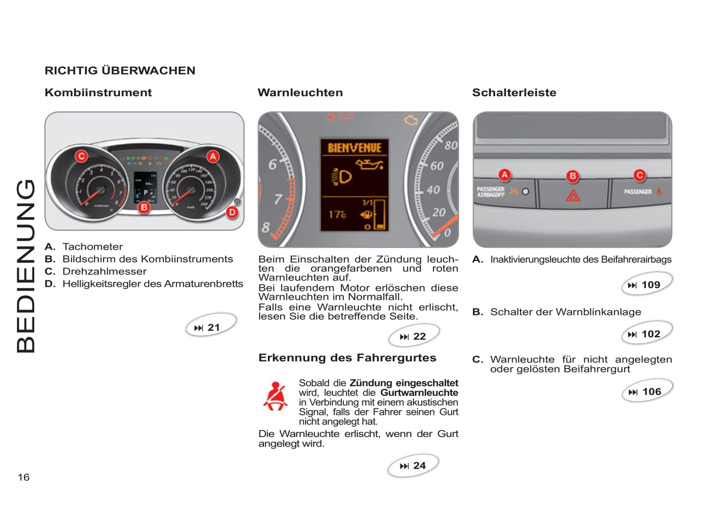 2007-2012 Citroën C-Crosser Manuel du propriétaire | Allemand