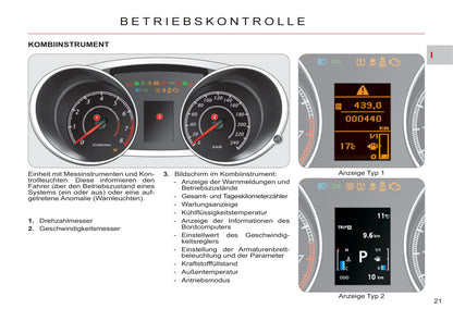 2007-2012 Citroën C-Crosser Manuel du propriétaire | Allemand