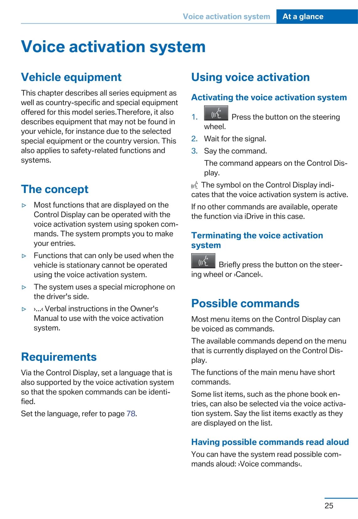 2014 BMW Z4 Owner's Manual | English