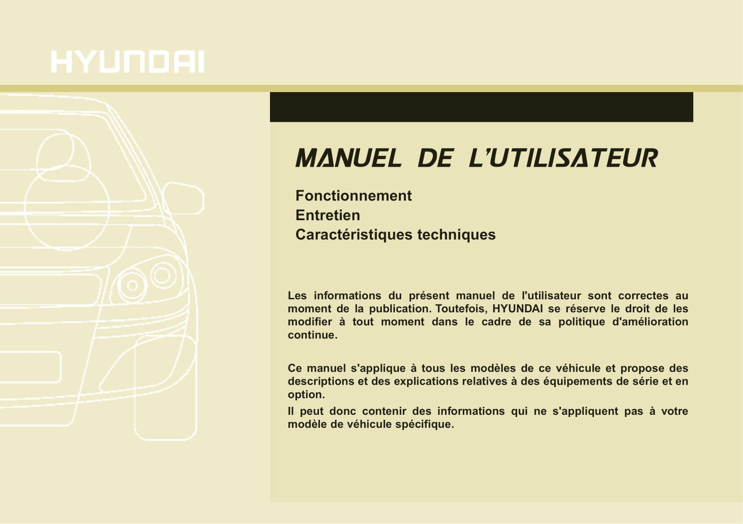 2015-2019 Hyundai i40 Manuel du propriétaire | Français