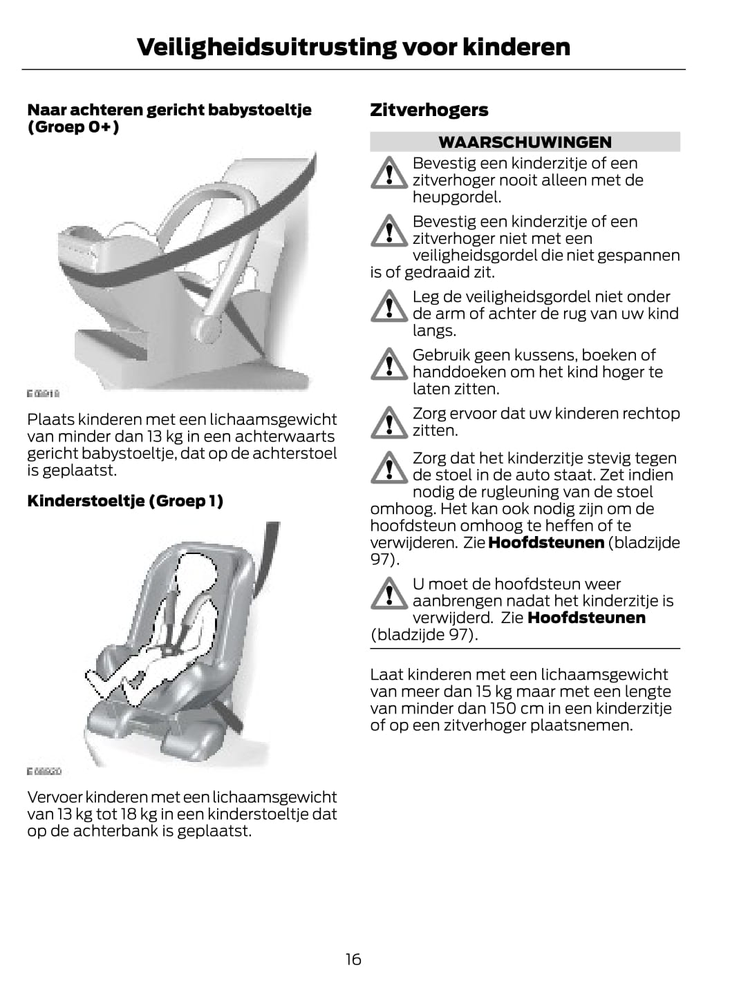 2014-2015 Ford C-Max Energi Owner's Manual | Dutch