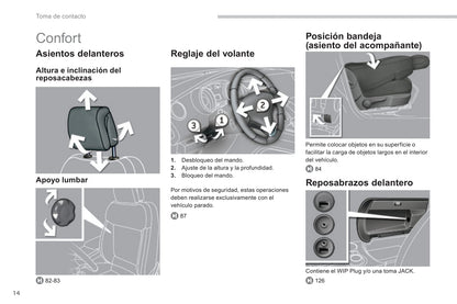 2013-2015 Peugeot 3008 Bedienungsanleitung | Spanisch