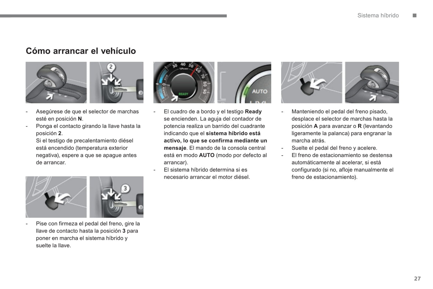 2013-2015 Peugeot 3008 Bedienungsanleitung | Spanisch