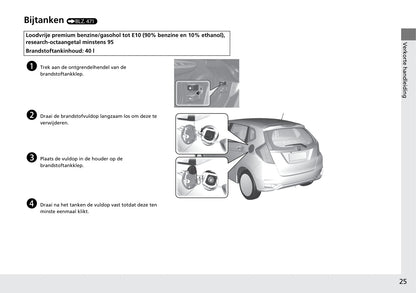 2018-2019 Honda Jazz Owner's Manual | Dutch