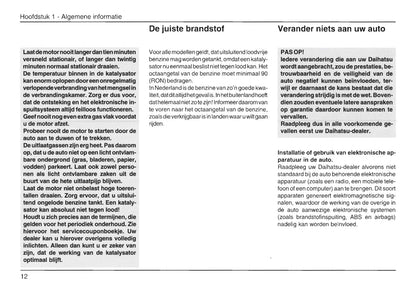 2003-2006 Daihatsu Cuore Gebruikershandleiding | Nederlands